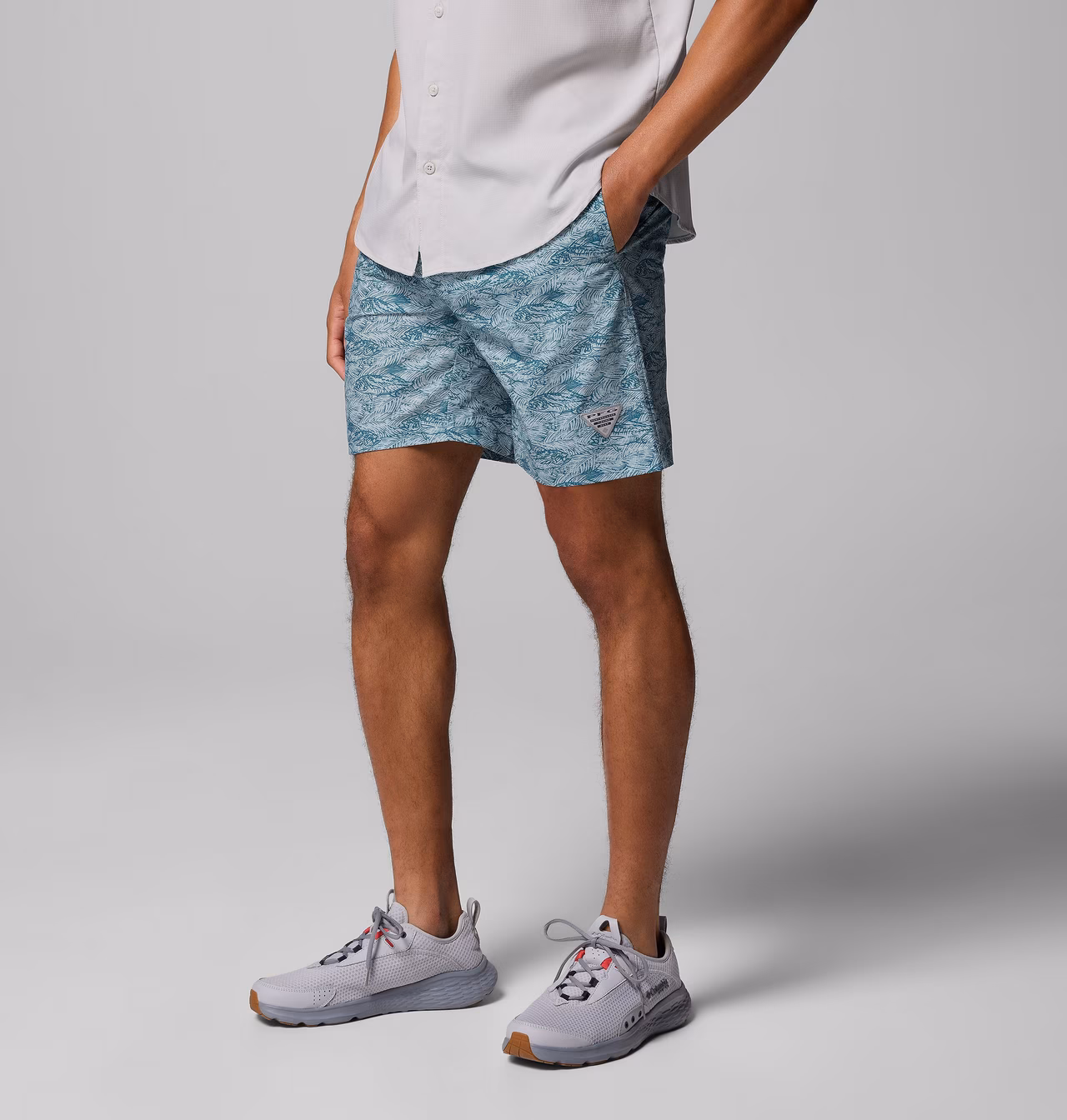 SHORT MASCULINO COLUMBIA PFG RAMBLER PRINTED WATER – foto 4